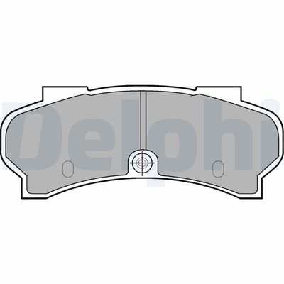 Brake Pad Set, disc brake DELPHI LP589