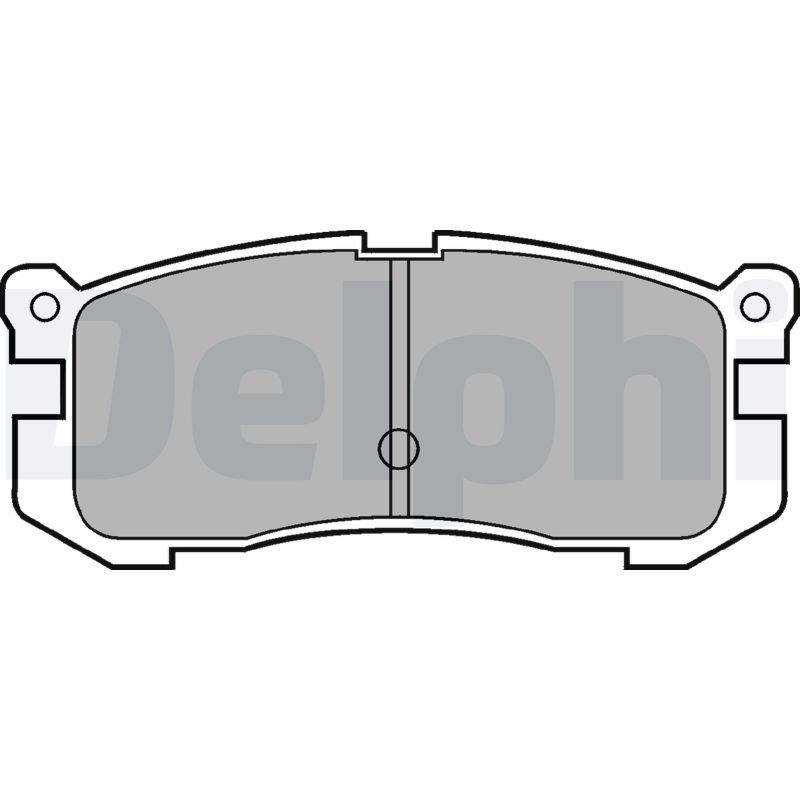 DELPHI LP624 Brake Pad Set, disc brake