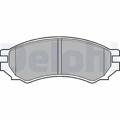 Brake Pad Set, disc brake DELPHI LP670