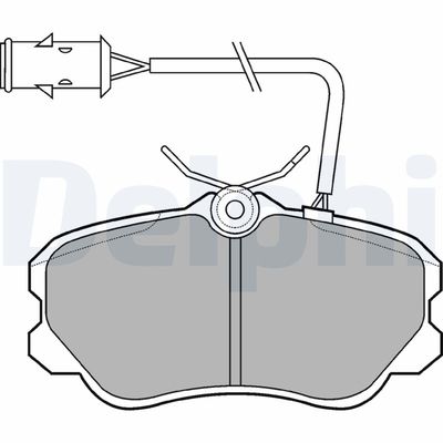 Brake Pad Set, disc brake DELPHI LP693