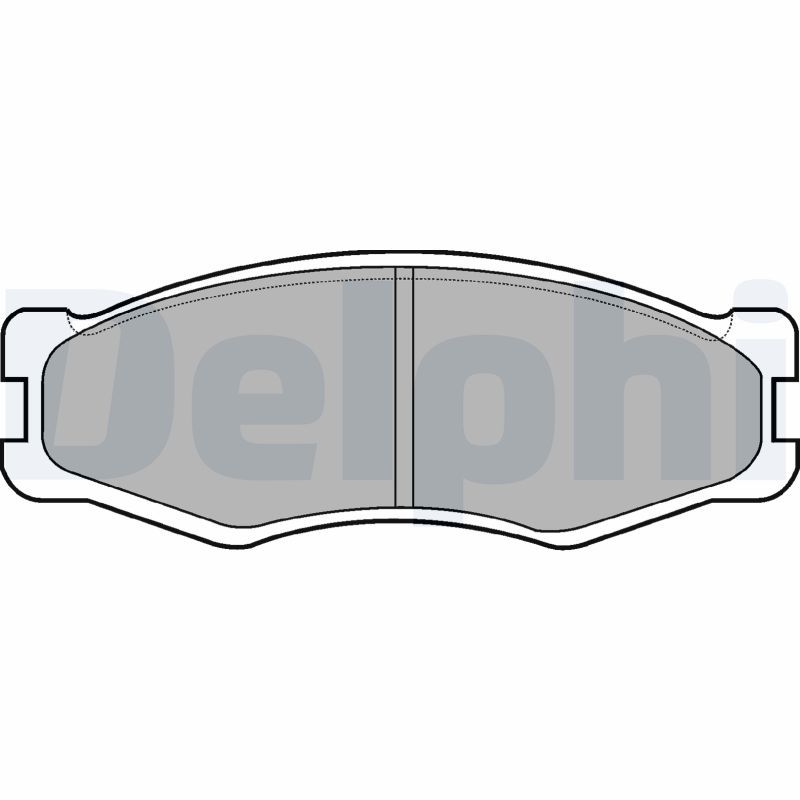 DELPHI LP707 Brake Pad Set, disc brake