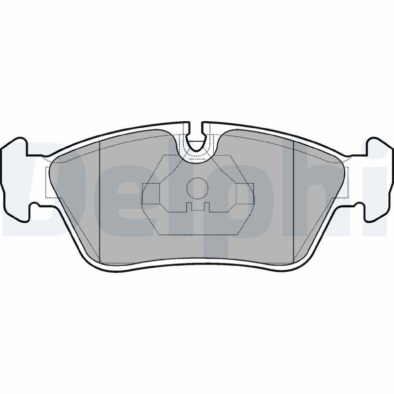 DELPHI LP710 Brake Pad Set, disc brake