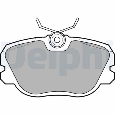 Brake Pad Set, disc brake DELPHI LP731