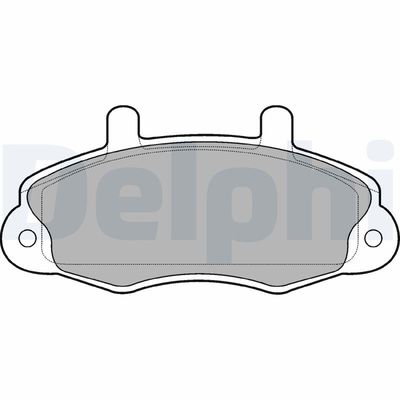 Brake Pad Set, disc brake DELPHI LP766