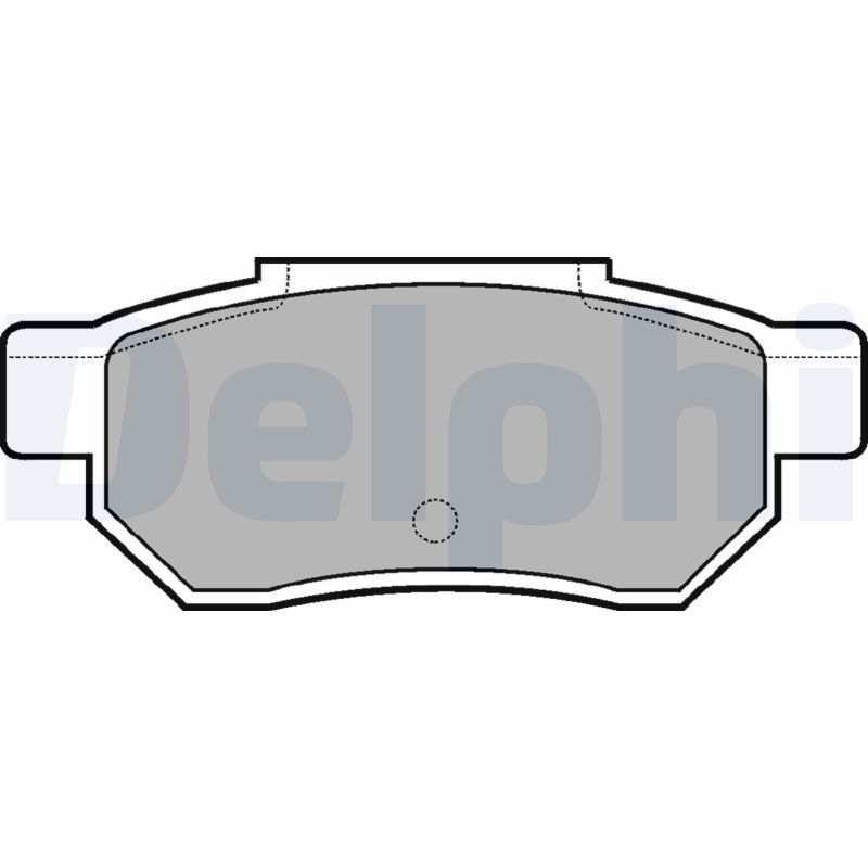 DELPHI LP772 Brake Pad Set, disc brake