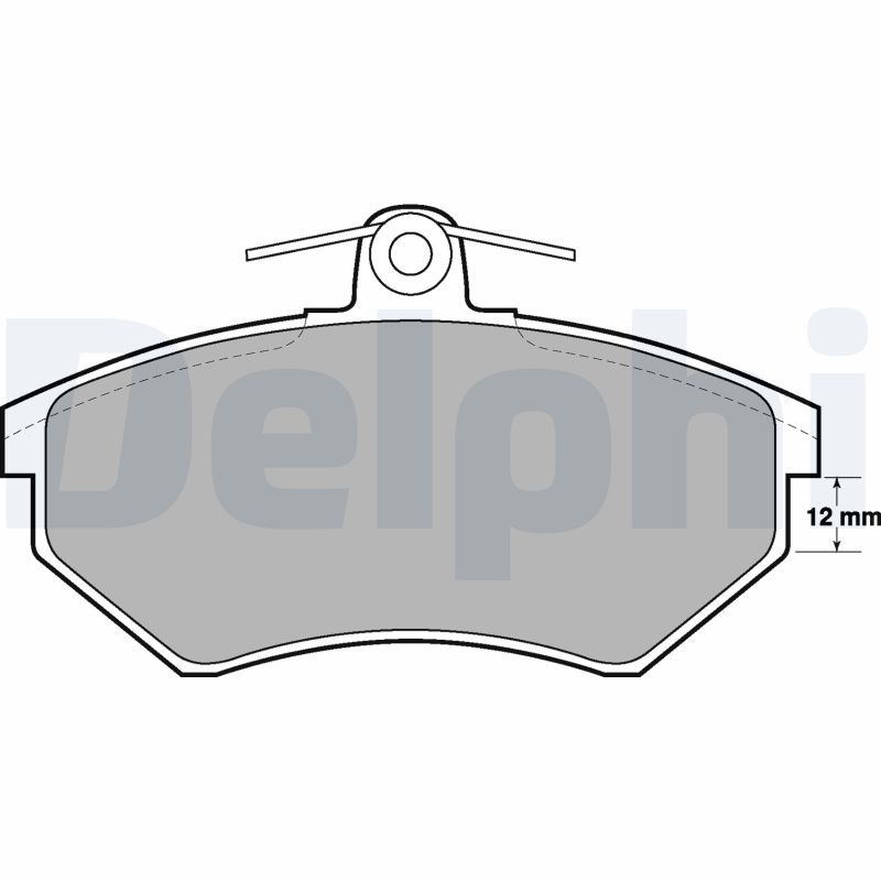 DELPHI LP778 Brake Pad Set, disc brake