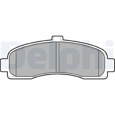 Brake Pad Set, disc brake DELPHI LP779