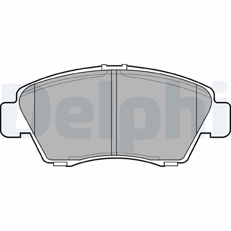 DELPHI LP809 Brake Pad Set, disc brake