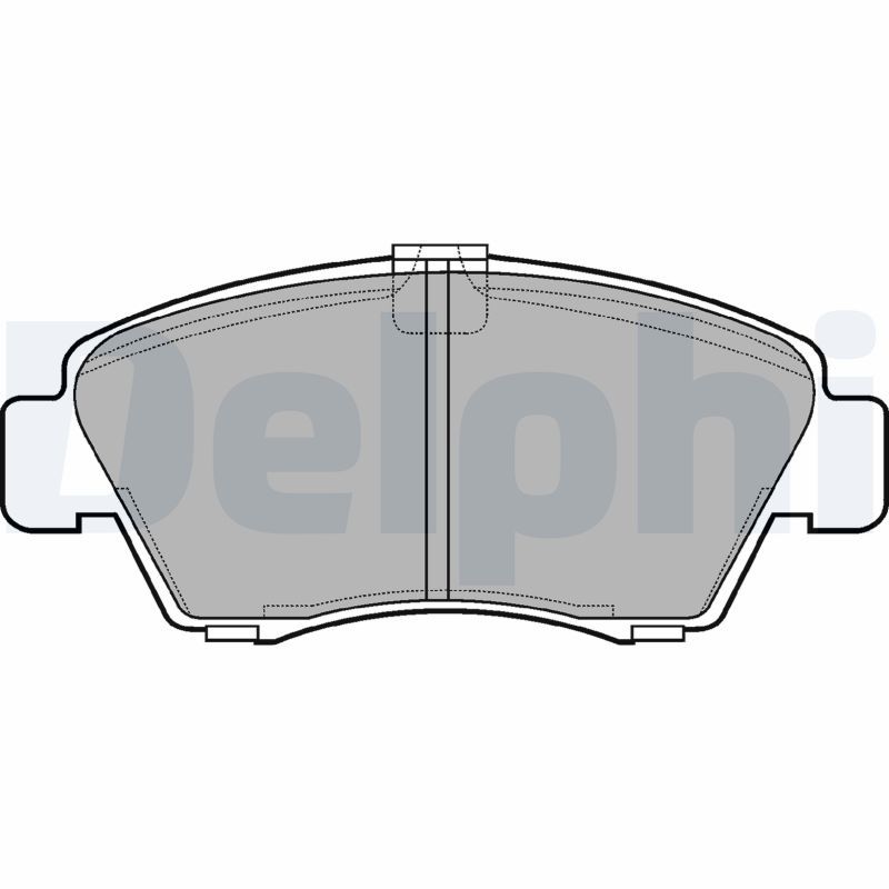 DELPHI LP810 Brake Pad Set, disc brake