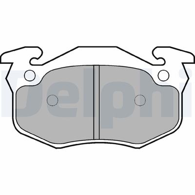 Brake Pad Set, disc brake DELPHI LP836