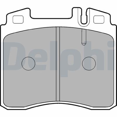 Brake Pad Set, disc brake DELPHI LP842