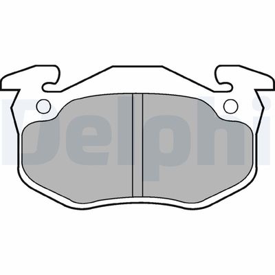 Brake Pad Set, disc brake DELPHI LP852