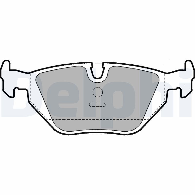 DELPHI LP907 Brake Pad Set, disc brake