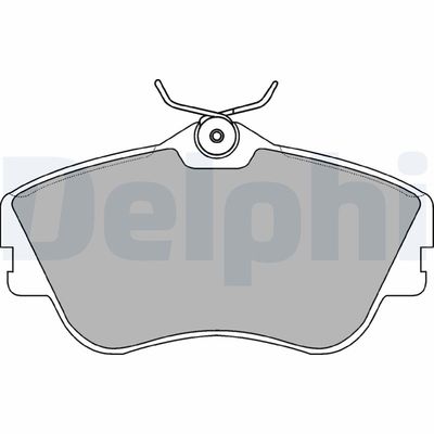 Brake Pad Set, disc brake DELPHI LP918