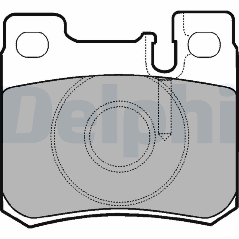 DELPHI LP947 Brake Pad Set, disc brake