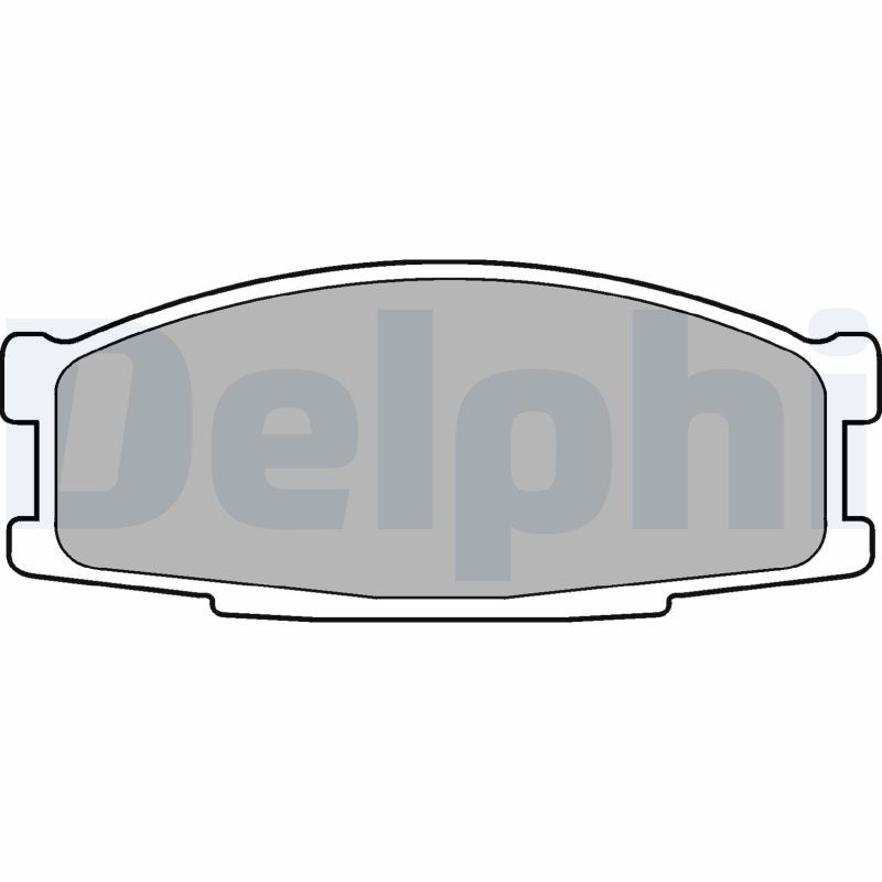 DELPHI LP981 Brake Pad Set, disc brake