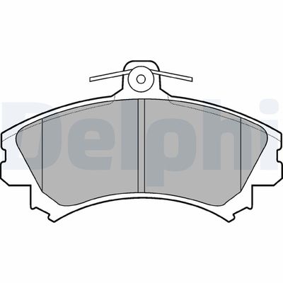 Brake Pad Set, disc brake DELPHI LP993