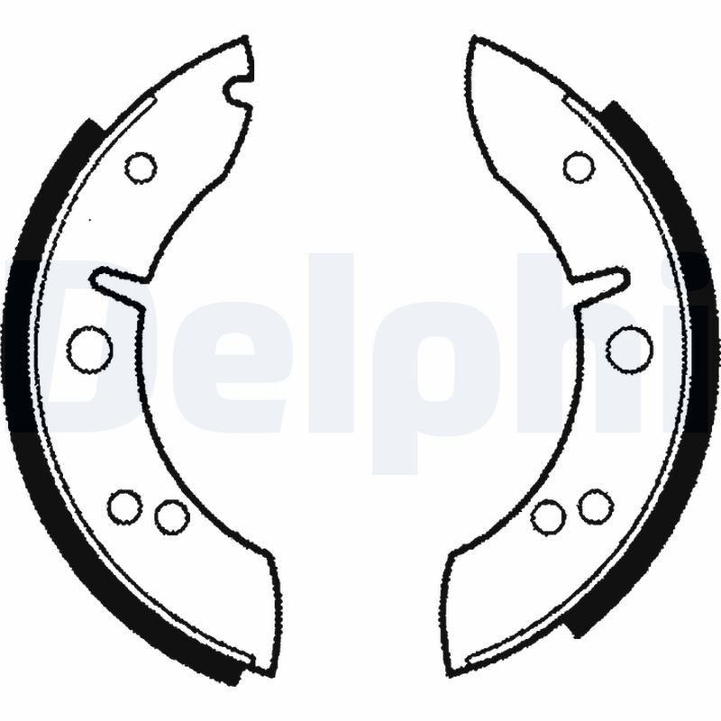 DELPHI LS1001 Brake Shoe Set