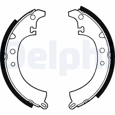 Brake Shoe Set DELPHI LS1140