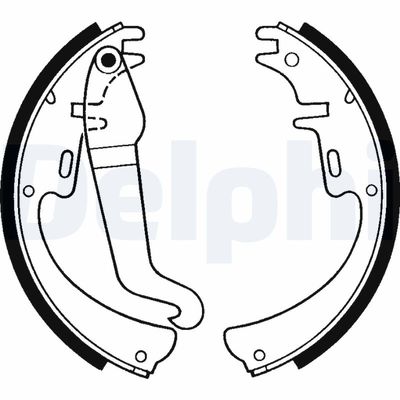 Brake Shoe Set DELPHI LS1144