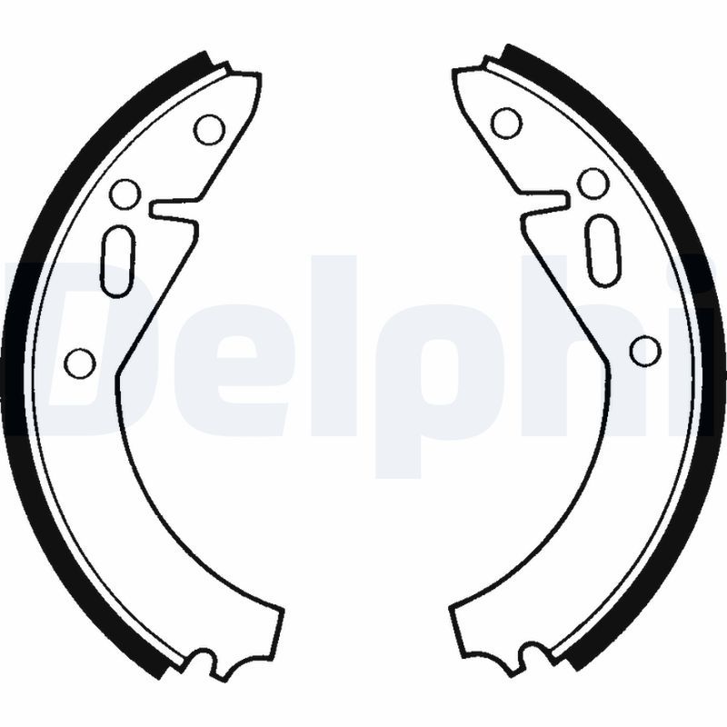 DELPHI LS1163 Brake Shoe Set