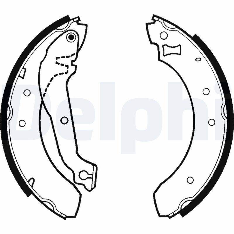 DELPHI LS1268 Brake Shoe Set