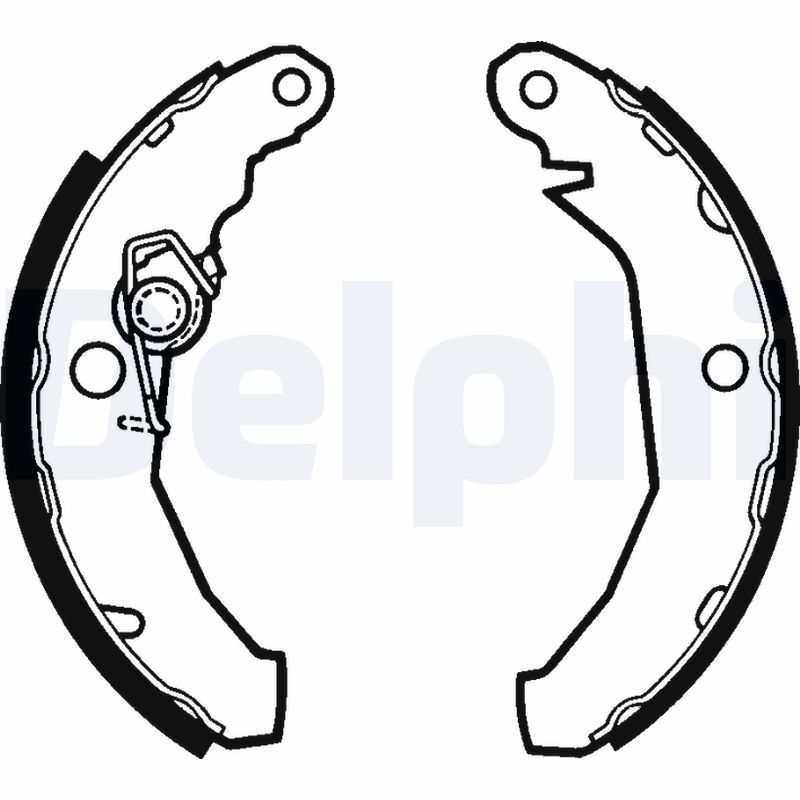 DELPHI LS1272 Brake Shoe Set