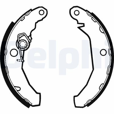 Brake Shoe Set DELPHI LS1272