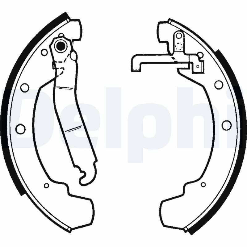 DELPHI LS1281 Brake Shoe Set