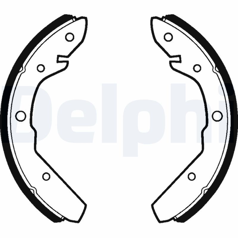 DELPHI LS1286 Brake Shoe Set