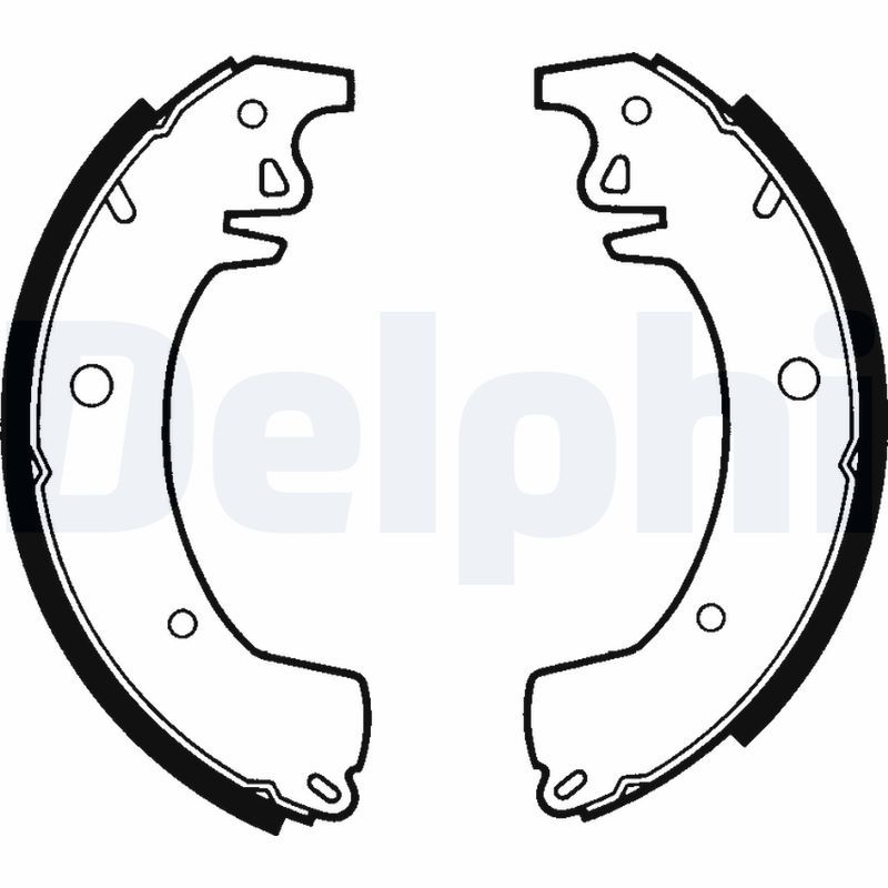 DELPHI LS1306 Brake Shoe Set