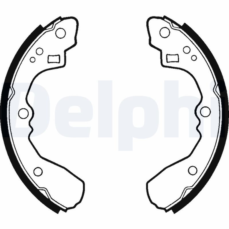 DELPHI LS1326 Brake Shoe Set