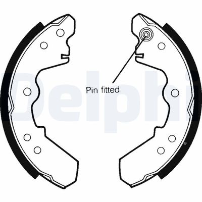 Brake Shoe Set DELPHI LS1365