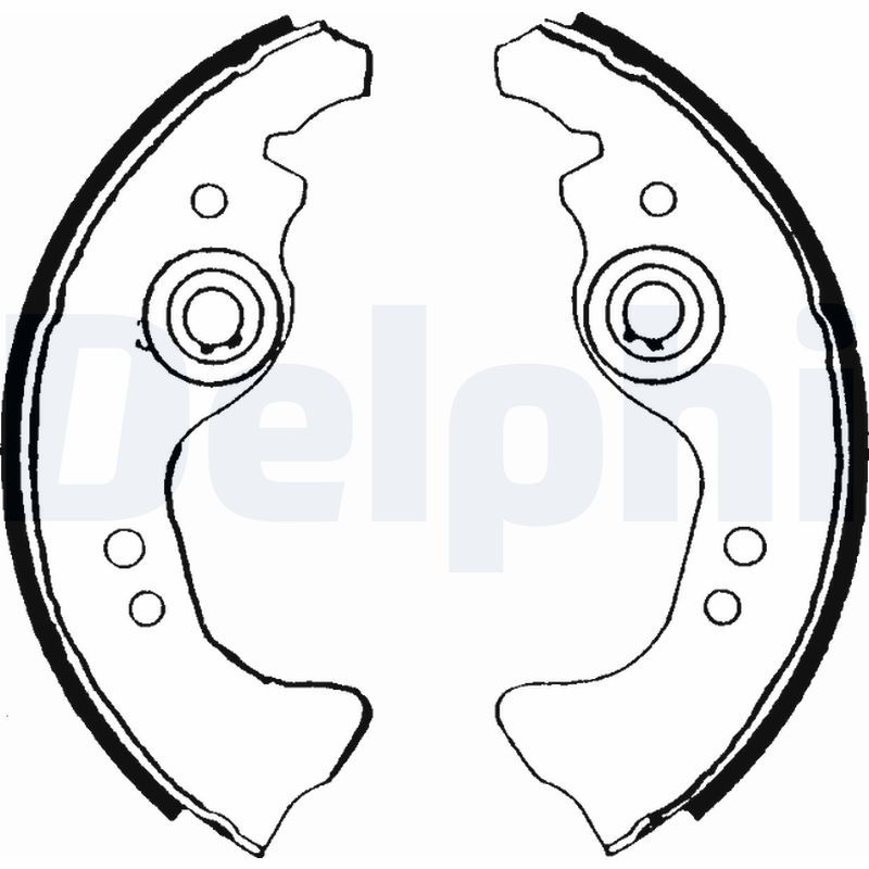 DELPHI LS1453 Brake Shoe Set