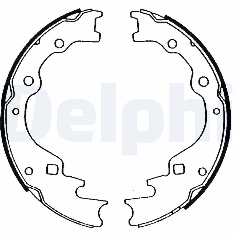 DELPHI LS1476 Brake Shoe Set