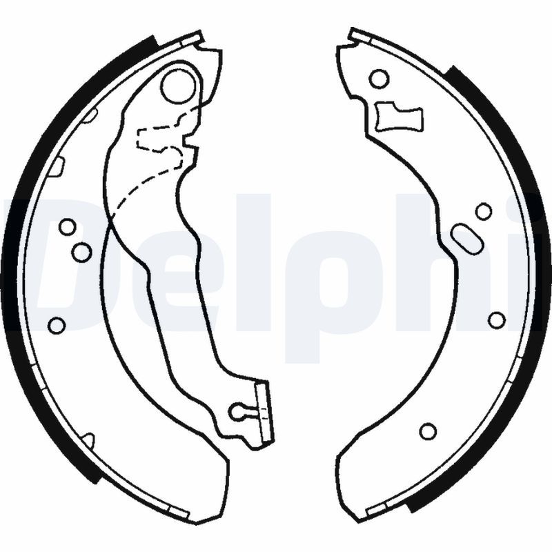 DELPHI LS1595 Brake Shoe Set