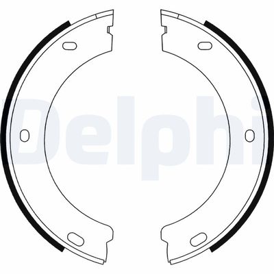 Brake Shoe Set, parking brake DELPHI LS1597