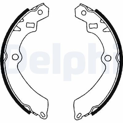 Brake Shoe Set DELPHI LS1599