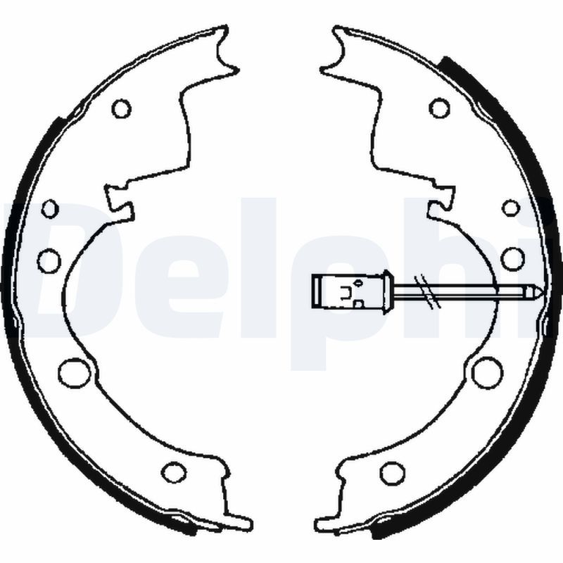 DELPHI LS1605 Brake Shoe Set