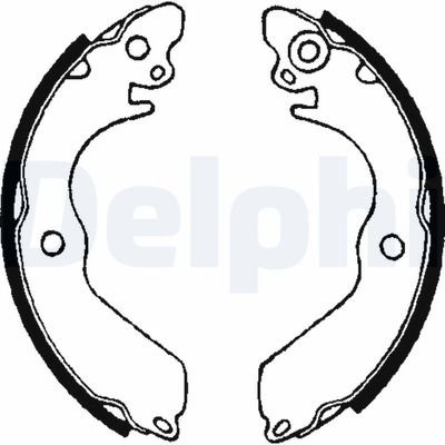 Brake Shoe Set DELPHI LS1649