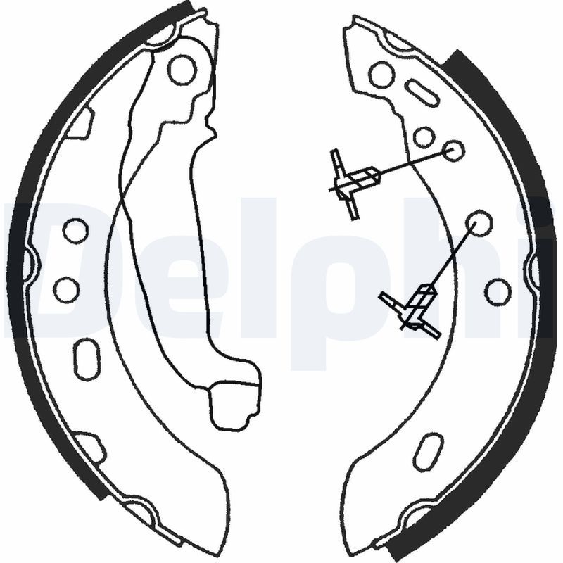 DELPHI LS1689 Brake Shoe Set