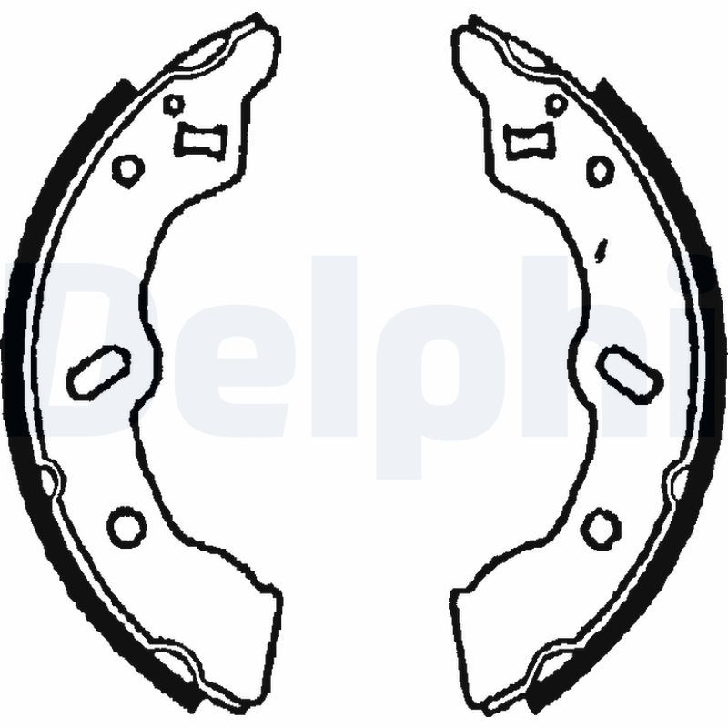 DELPHI LS1699 Brake Shoe Set