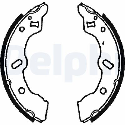 Brake Shoe Set DELPHI LS1699