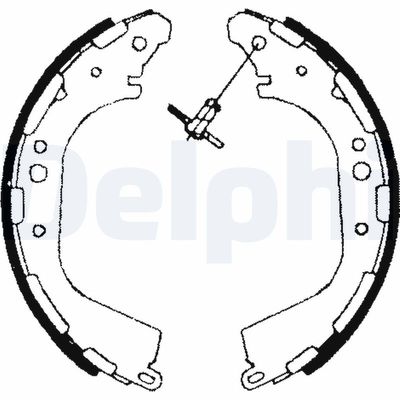 Brake Shoe Set DELPHI LS1709