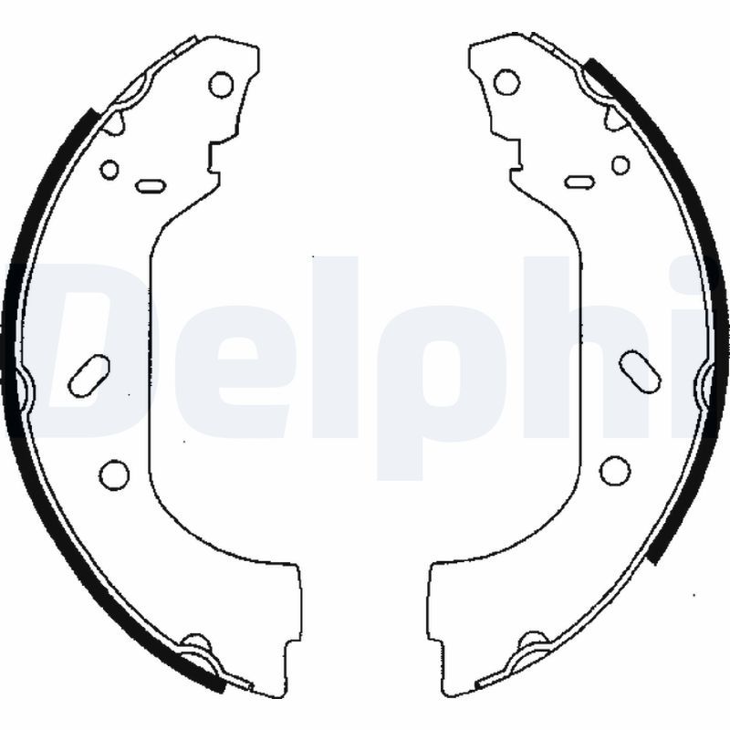 DELPHI LS1715 Brake Shoe Set