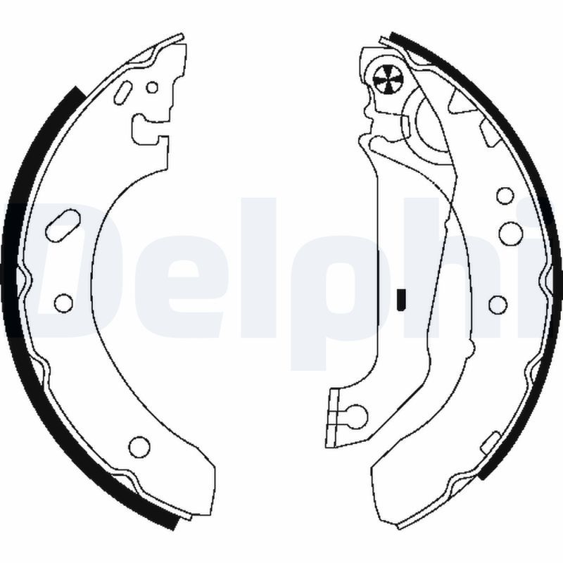 DELPHI LS1783 Brake Shoe Set