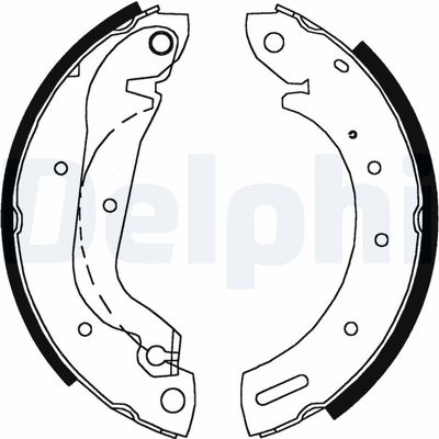 Brake Shoe Set DELPHI LS1827