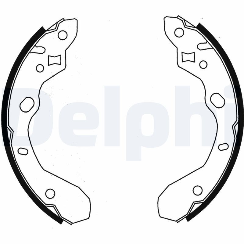 DELPHI LS1855 Brake Shoe Set