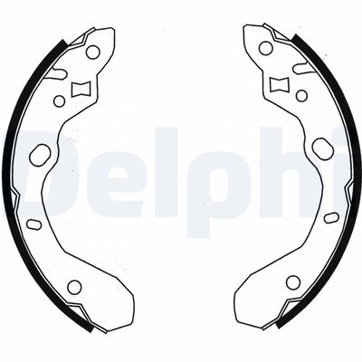 Brake Shoe Set DELPHI LS1855