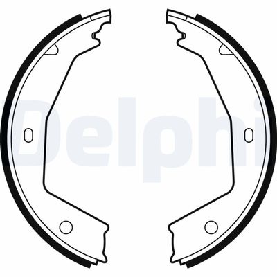 Brake Shoe Set, parking brake DELPHI LS1873